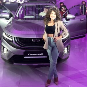 Sanura Jafarova Instagram - @geely.azerbaijan  Geely Okavango🔥