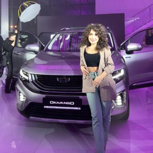Sanura Jafarova Instagram - @geely.azerbaijan  Geely Okavango🔥