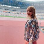 Saori Instagram - ダンサーさん、スタッフさんたちと 「お天気もちましたね〜！」って 言い合いながらステージに立てました。 今夜のお酒は美味しいだろな〜😌 #音楽の日 #habit #sekainoowari