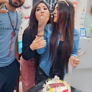 Sapna Sharma Instagram - #Happy birthday my darling "sapna" #God bless you @real_rajsiverma @rajsi_queen @rajsi206 @rajsiverma_official11
