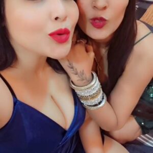 Sapna Sharma Instagram - Sapna and Rajsi Live tonight 9pm only on tango ....linkinbio  @rajsi_pihu_bakcup @rajsiverma_official11 @rajsi206 @rajsiverma1989 @rajsi_queen @sapna_dream_queen