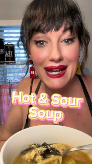 Sara Andrews Instagram - Hope this helps you feel better!

(Once again, @cj.eats_ came through with this recipe!) #hotandsoursoup #chinesetakeout #chinesetakeaway
