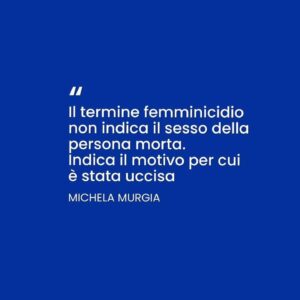 Sara Lazzaro Instagram - Una donna uccisa in Italia ogni 2 giorni. Dopo Giulia, ad ora, Rita Talamelli. 

Basta silenzio, è tempo del rumore. 
Non è più il tempo delle parole, ma delle azioni. 
È il tempo della rabbia. 

E mi unisco al grido, perché

Se domani sono io, se domani non torno, mamma, distruggi tutto.
Se domani tocca a me, voglio essere l'ultima. 
— C T Cáceres

Ci riguarda tutt*

#basta
#femminicidio 
#25novembre tutti i santi giorni