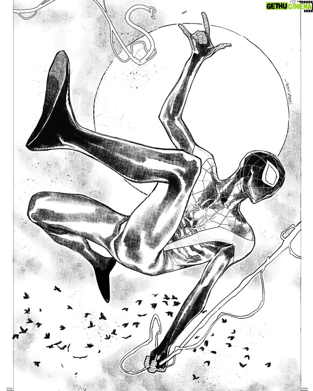 Sara Pichelli - 6.4K Likes - story of a coverš„ colors by @toonfed #sarapichelli #theartofsarapichelli #milesmorales #spiderman #marvelcomics #digitalink