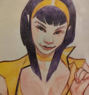 Sara Pichelli Instagram - Faye Valentine original.
👉 You will find it soon at @cadenceselect @cadencecomicart