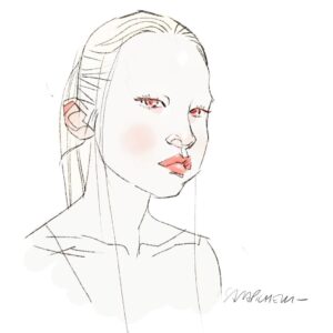 Sara Pichelli Instagram - Albino. #sarapichelli #digitalart #albino