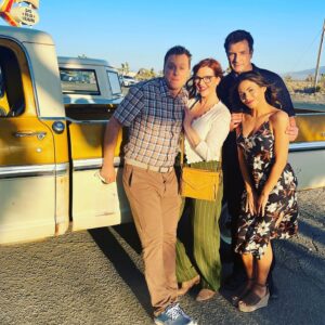Sara Rue Instagram - Tonight on @therookieabc!  I was lucky enough to to get to work with these amazing humans again! @therookieabc ❤️🔥😍 @nathanfillion @jennadewan @alantudyk #therookie