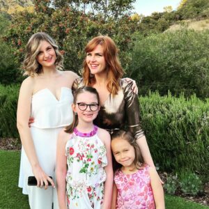 Sara Rue Instagram - My baby sister got engaged...
I like her a lot. Her fiancé is very awesome. We had a party for them... this is the only good pic I got! ❤️👰‍♀️💍💒