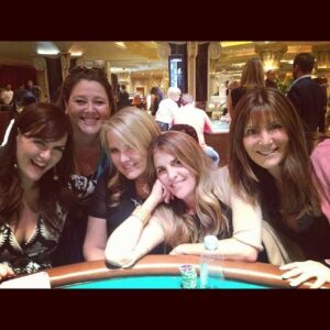 Sara Rue Instagram - Remember fun? And gambling? And friends? Yeh, me neither. Thank god we have the pics to prove it used to exist!! Thank you  @suzannetodd  for this pic. I miss cuddling up at poker tables with these ladies SO much!!! @shellibird1 @andreabstanford @camrynmanheim 📸credit @missybirnshalp ❤️