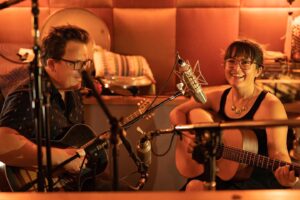 Sara Watkins Instagram - #UnderThePepperTree is produced by @tylerchester. Tyler is a huge presence on this record - he played the majority of the instruments on it and was a terrific teammate as we made our way through the making of ‘Under the Pepper Tree.’ We’ve been friends for many years and it’s always a delight to play music together. Thank you Tyler!

📷 by @jacobboll