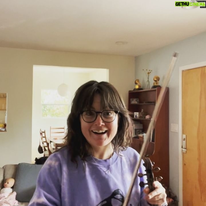 Sara Watkins - 2.7K Likes - 2/3 and 3/3 of learning “Going Out” back in December. I made this first clip for Sean and Chris because I was proud to have made strides on something that had previously felt beyond my abilities (see 1/3 in this series). 3/3 is a good version of the part. (Always room for improvement of course:). The part is still challenging, I imagine I will be giving the pitch regular tune-ups (especially that sung G note while playing F#) for the duration of the tour. But is really satisfying when I get it right! It feels good to post this sort of stuff and hear that it’s encouraging or enlightening to some! Really excited to play all this stuff on TOUR!!!! The new @nickelcreek album “Celebrants” is out in just a few weeks!!! AAAAAAAAAAAAAAAHHHHH 🔆💚🧜🏻♀️🥹👗👅👢🥽🦚💐💥🥂