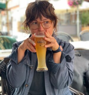 Sara Watkins Instagram - That bleary eyed, jet lagged, discovery of far away towns.  @seancwatkins  and I are on a quick trip to Denmark to be a part of @tonderfestival concert series (in lieu of their legendary festival). Then we walked around this cute town in search of essentials incase our luggage doesn’t show up for a while.  It was just as good as I remembered.  @watkinsfamilyhour plays tomorrow night! 📷 @seancwatkins