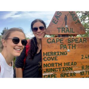 Sara Canning Instagram - I call this: Savonna and Sara Both Happen to be in Newfoundland and Do Really Well at Having a Day Off
