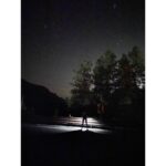 Sara Canning Instagram - A little ghost having a little stargaze on our @superhostmovie night field trip. 📷: @kurtisdavidharder