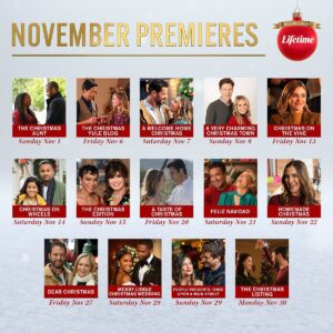 Sara Canning Instagram - With the one and only @zaksantiago, raising our glasses to being part of #ItsAWonderfulLifetime. The line-up features 30 new movies, including #TheChristmasYuleBlog, premiering Friday, Nov. 6. Swipe through for the entire #ItsAWonderfulLifetime movie slate.