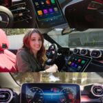 Sara Dietschy Instagram - My favorite video frames & tech features from the @mercedesbenz #CLE launch 🤩👇🏻 1. The Displays The central display has a six-degree incline towards the driver’s seat and a completely redesigned infotainment system. The 3rd generation of MBUX features 3rd party app integrations like Webex, Zoom or Angry birds! 2. The seven-zone massage seats This one is self explanatory. It’s the ultimate luxury. 3. The Sound You have the option for BurmesterÒ 3D surround sound system with Dolby Atmos which features 17 speakers. I cranked the volume as loud as I could… It sounded FANTASTIC.    #MercedesBenz #CLE #Coupe #Cabriolet