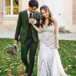 Sara Dietschy Instagram - Happy 1 Year Anniversary babe🥰 I honestly can’t believe I married a model.. 🔥😊😘 We get it guys HIS GREEN SUIT WAS COOL.