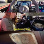 Sara Dietschy Instagram - My favorite video frames & tech features from the @mercedesbenz #CLE launch 🤩👇🏻 1. The Displays The central display has a six-degree incline towards the driver’s seat and a completely redesigned infotainment system. The 3rd generation of MBUX features 3rd party app integrations like Webex, Zoom or Angry birds! 2. The seven-zone massage seats This one is self explanatory. It’s the ultimate luxury. 3. The Sound You have the option for BurmesterÒ 3D surround sound system with Dolby Atmos which features 17 speakers. I cranked the volume as loud as I could… It sounded FANTASTIC.    #MercedesBenz #CLE #Coupe #Cabriolet