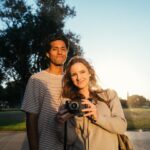 Sara Dietschy Instagram - Gotta love a smudgy mirror building in the middle of a park during sunset 🤩
