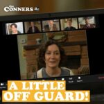 Sara Gilbert Instagram - When you realize it’s a video call. New episode of #TheConners tonight at 9/8c on ABC.