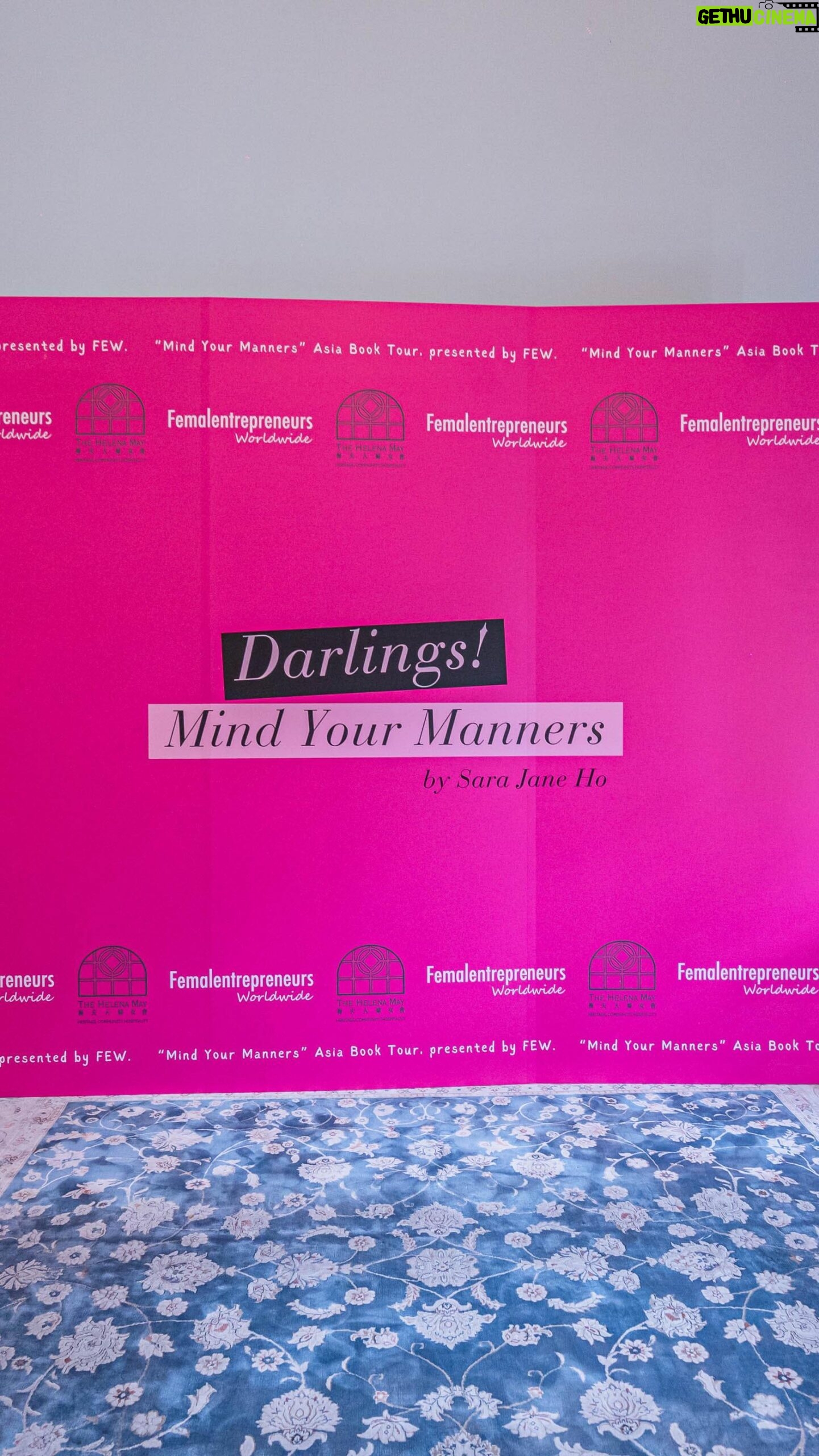 Sara Jane Ho Instagram - Outtakes from Mind Your Manners Hong Kong book launch hosted by @femalentrepreneurs 💋