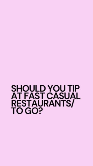 Sara Jane Ho Instagram - Recently a LOT of Americans ask me whether they should tip at a fast-casual restaurant. In contrast to dine-in, when it comes to getting a coffee to go, you are absolutely NOT obligated to tip unless you want to. (For excellent service, I want to!)

Did you know that tipping in America has roots in slavery? After the Civil War, white business owners, still keen to find ways to use Black labor, created the idea that tips would replace wages…

#mindyourmanners #tipping #tippingetiquette