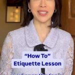 Sara Jane Ho Instagram - “I want to know what’s in your phone that’s taking so much attention.” That’s why @sarajaneho is the etiquette expert! #sarajaneho #etiquette #etiquettetips