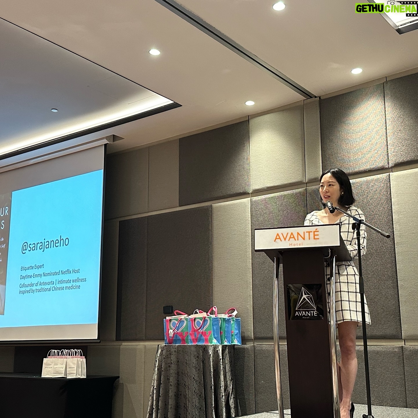 Sara Jane Ho Instagram - What a dream to do a book signing and talk on business etiquette (cheekily named “Mind Your Business”) in Kuala Lumpur! Blown away by how many here are fans of the show and one BIG thank you to THE amazing Lovy Beh @yenshan and my HBS friend @crazeeanimal for supporting my book and flawlessly organising everything from top to toe - so thoughtfully and professionally 🙌❤️