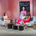 Sara Jane Ho Instagram - Thank you for having me @kithoover @zurihall @accesshollywood 💋