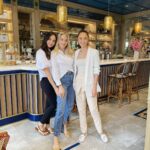 Sara Malakul Lane Instagram – coffee & cake with these two beauties ❤️ @briebenfell @yumikahoskin