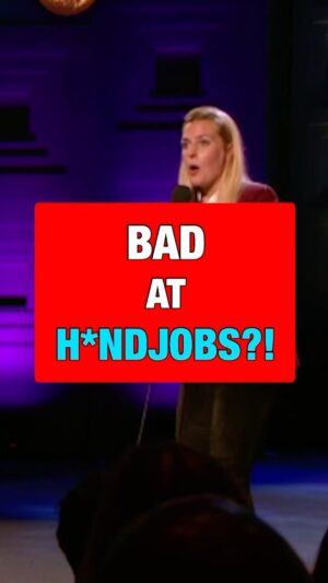 Sara Pascoe Instagram - SARA PASCOE: BAD AT H*NDJOBS?! 

#reels #comedy #standup