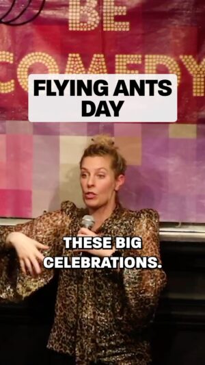 Sara Pascoe Instagram - Happy Easter Monday everyone but there’s one holiday that shines above all 🐜