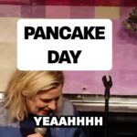 Sara Pascoe Instagram – Happy pancake day everyone 🥞 

Only 261 days till Halloween!😅