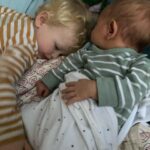 Sara Pascoe Instagram - I’ve been in a hormone hole for three weeks so excuse my lateness- allow me to introduce baby Albie. As a 42 year old infertile woman I can’t believe my luck to have had two children (🙏🏽ivf). I also can’t believe how much washing there is. I’ll see you at gigs later in the year when I’ve stopped crying every three minutes, lots of love ❤️❤️❤️ ps last photo is @steenrasko I think his face sums up the post partum period very well