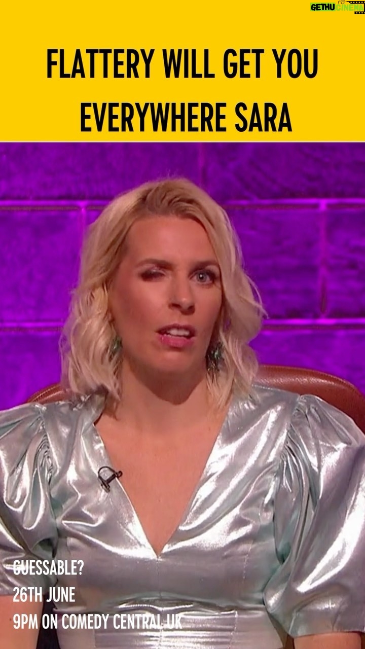 Sara Pascoe Instagram - Hosting Guessable in the style of a cheeky market trader 🤷🏼♀️