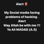 Sara Raza Khan Instagram – 🚨 my Facebook account got hacked, I am trying my best to get it back and will update. Till further notice any thing posted on Facebook isn’t done by us