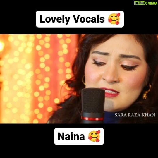 Sara Raza Khan Instagram - Beat the heat and enjoy the beautiful Cover track by Sara Raza Khan #SaraRazaKhan #happinessthroughMusic #Covers ☺