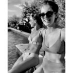 Sara Sandeva Instagram - C R O A T I A V I B E S se @sarasandeva 🩵🩵🩵 Díky @vojta7m za super fotky😉 A @jakub_prachar za podporu😂 #blackandwhitephotography #blackandwhite #girls #life #vibes #playboyprovsechny #poolvibes #swimwear