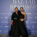 Sara Sandeva Instagram – @harpersbazaarcz #ideamakers thank you for having us. congratulations to all the amazing women 💙 
// thank you @anamecz for the dress and @pbrenkova_mua @honzarogos for muah.