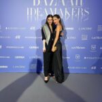 Sara Sandeva Instagram – @harpersbazaarcz #ideamakers thank you for having us. congratulations to all the amazing women 💙 
// thank you @anamecz for the dress and @pbrenkova_mua @honzarogos for muah.