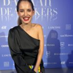 Sara Sandeva Instagram – @harpersbazaarcz #ideamakers thank you for having us. congratulations to all the amazing women 💙 
// thank you @anamecz for the dress and @pbrenkova_mua @honzarogos for muah.