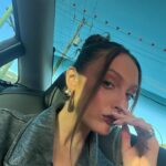Sara Thompson Instagram – Burgers, fries, hotdogs and little miss matzo