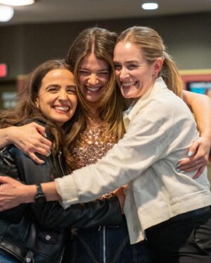 Sarah Fisher Instagram - I went to the moviiiiiesss in Toronto with a bunch of friends and family last week to watch @someonelikeyoumovie and it was beyond special to me💛 love you alll so much it’s wilddddd🥹🦋
