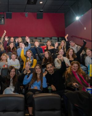 Sarah Fisher Instagram - I went to the moviiiiiesss in Toronto with a bunch of friends and family last week to watch @someonelikeyoumovie and it was beyond special to me💛 love you alll so much it’s wilddddd🥹🦋