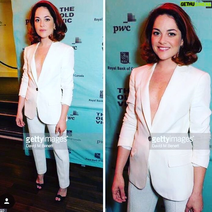 Sarah Greene - 1K Likes - Throw back to a week ago when the lovely people @burberry dressed me in this gorge suit for the opening night of #woyzeck Thanks Burbs. Now only 4 weeks left. Get your tickets here https://tickets.oldvictheatre.com/production/17897