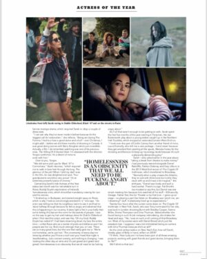 Sarah Greene Instagram - Thank you @hotpressmagazine for naming me your Actress of the Year ❤️ #Rosie #Black47 #DublinOldSchool