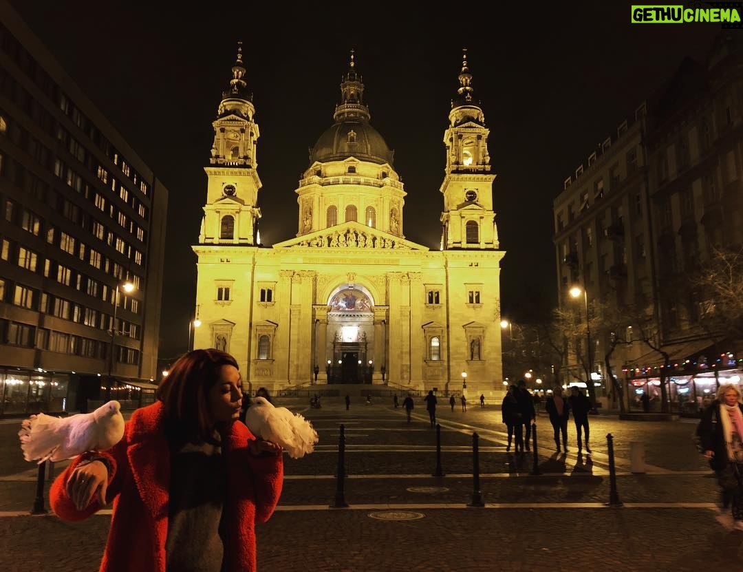 Sarah Greene - 782 Likes - Me and some new pals hanging out in front of the Basilica in Beautiful #Budapest 📸 @brandonjaymclaren #ransomcbs #dovesoflove