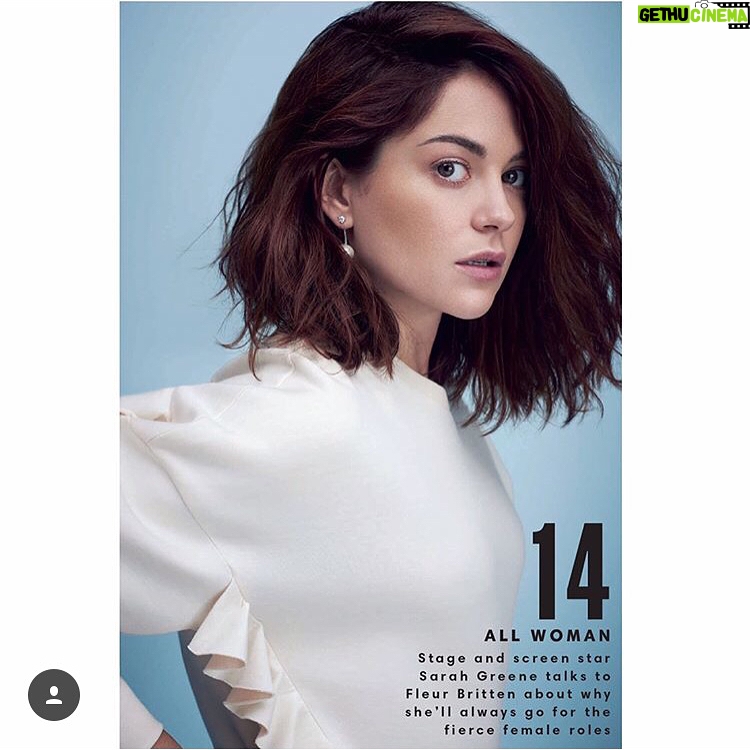 Sarah Greene - 728 Likes - Colour of the day ❤️ shoot from a few weeks back for Sunday Times Ireland 🇮🇪
