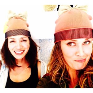 Sarah Lancaster Instagram - Twinning 🎀