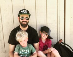 Sarah Lancaster Instagram - Best. Dad.